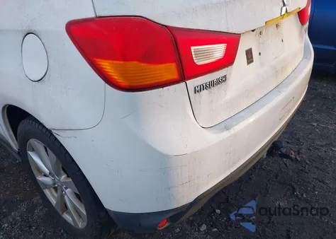 2013 Mitsubishi Outlander Sport Es из США, поврежденный, VIN 4A4AR3AU3DE008821